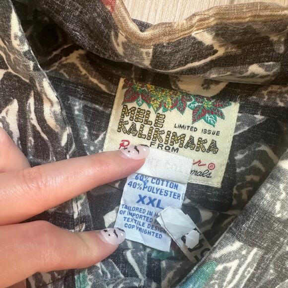 Reyn Spooner 2007 Mele Kalikimaka Limited Issue Hawaiian Traditions shirt XXL - Picture 4 of 4